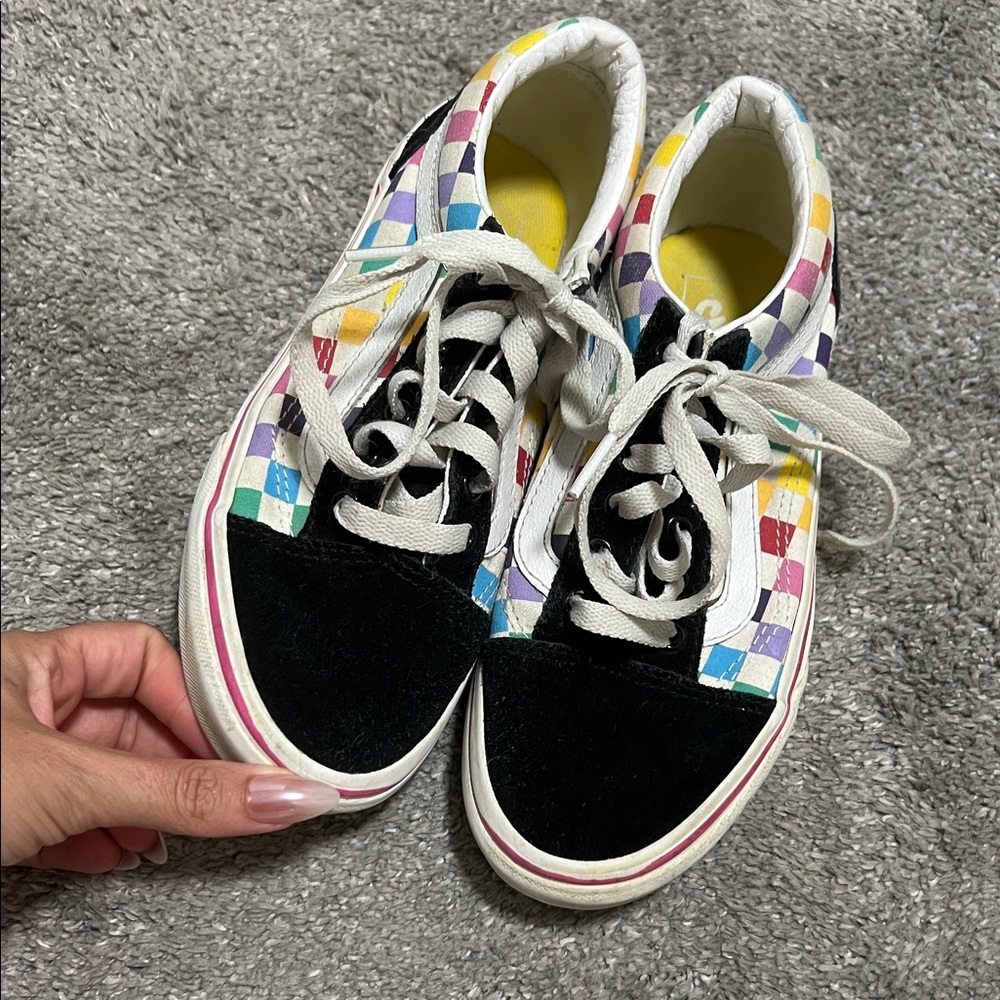 Vans Multicolor Checkered Kids Sneakers